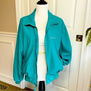 Rare Eddie Bauer Vintage 80s Black Teal Jacket